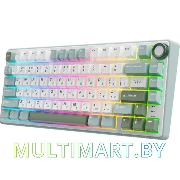 Клавиатура Royal Kludge R75 RGB Sky Cyan (RK Silver) картинка 3